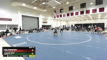 235 lbs Placement Matches (8 Team) - Ava Thompson, Charles City, IA vs SueSue Paw, Batavia, IL