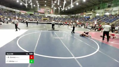 90 lbs Round Of 16 - Benjamin Gomez, Wellington vs Traycer White, Bluejays