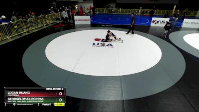 63 lbs Cons. Round 2 - Logan Huang, California vs GeorgeLomax Porras, Neutral Grounds Wrestling Club