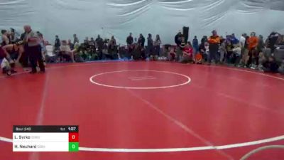 100 lbs Quarterfinal - Leif Syrko, Donora vs Hunter Neuhard, Cogan Station