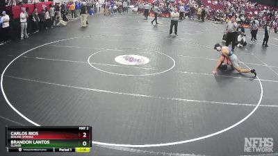 5A 175 lbs Semifinal - Brandon Lantos, Clover vs Carlos Rios, Boiling Springs