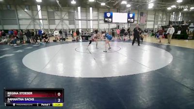 57 lbs Cons. Round 8 - Regina Stoeser, SD vs Samantha Sachs, CA