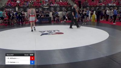 71 kg Cons 8 #2 - Reagan Milheim, M2 Training Center vs Tre Haines, Ascend Wrestling Academy