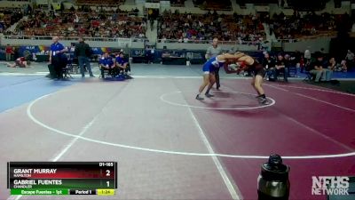 D1-165 lbs Semifinal - Gabriel Fuentes, Chandler vs Grant Murray, Hamilton