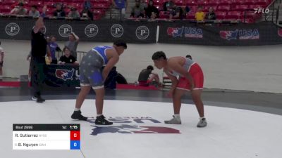 85 kg Cons 16 #2 - Rafael Gutierrez, Nyssa Bulldog Mat Club vs Blake Nguyen, Idaho