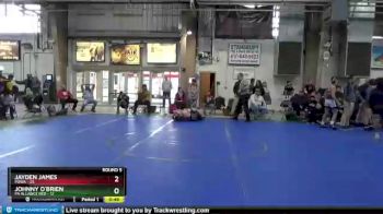 105 lbs Round 5 (6 Team) - Jayden James, POWA vs Johnny O`Brien, PA Alliance Red