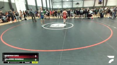 132 lbs Champ. Round 1 - Nehemiah Gaul, OR vs Walkerro Rondeau, WA