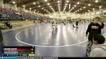 45 lbs Quarters & Wb (16 Team) - Westen Olvera, Gold Rush Wrestling vs JAGGER COWAN, West Coast Riders