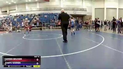 92 lbs Quarterfinal - Camden Brucker, IL vs Joseph Warner, IN