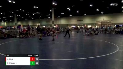 106 lbs Round 4 (6 Team) - Mason Boni, Cowboy Forever vs Zavian Chaves, Westside WC