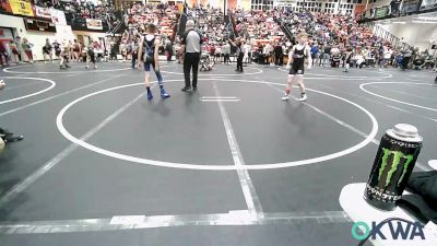 90 lbs Semifinal - Jamison Hughes, R.A.W. vs Porter Chaney, Vinita Kids Wrestling