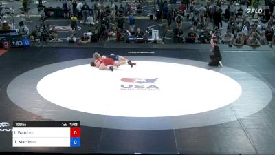 195 lbs Cons 4 - Isaac Ward, Missouri vs Tyson Martin, Wisconsin