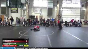 76 lbs Round 7 (8 Team) - Ronald Kaufman, Team Ohio vs Ryan Farissier, All American