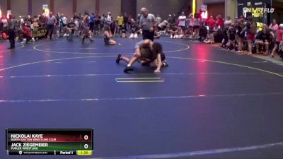 138 lbs Cons. Round 1 - Jack Ziegemeier, Purler Wrestling vs Nickolai Kaye, North Dayton Wrestling Club