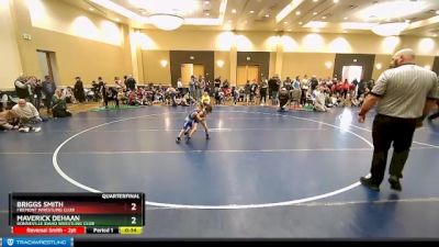 39 lbs Quarterfinal - Briggs Smith, Fremont Wrestling Club vs Maverick DeHaan, Bonneville Idaho Wrestling Club