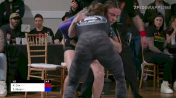 Ansley Cox vs Trista Kline 2022 Hudson Valley Grappling Invitational #3