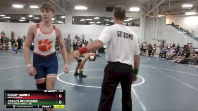 135 lbs Cons. Round 2 - Brady Haines, Galion Tigers vs Carlos Rodriguez, White House Wrestling