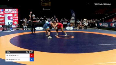 62 kg Quarters - Ana Luciano, Osceola High School Wrestling vs Gracie Figueroa, Titan Mercury Wrestling Club