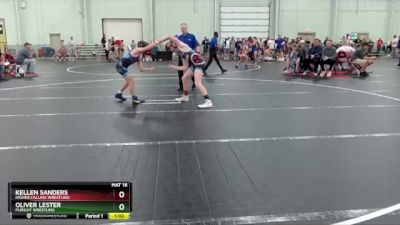 112 lbs Semifinal - Oliver Lester, Pursuit Wrestling vs Kellen Sanders, Higher Calling Wrestling