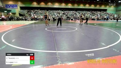 115 lbs Round Of 32 - Zuri Tavarez, Upper Valley Aces vs Stella Lopez, Pounders WC