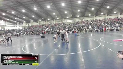 87 lbs Cons. Round 1 - Tryndon Mancilla, Westlake vs Ames Neff, Timpanogos Wrestling