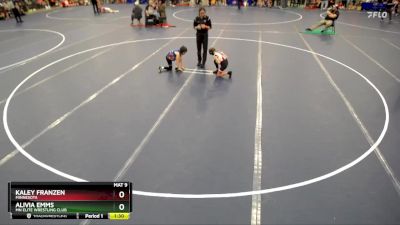 5th Place Match - Kaley Franzen, Minnesota vs Alivia Emms, MN Elite Wrestling Club