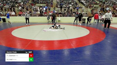 51 lbs Quarterfinal - Troy Clanton, The Storm Wrestling Center vs Amazin' Hall, Roundtree Wrestling Academy