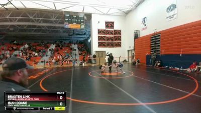 77-83 lbs Round 2 - Isiah Doane, Cody Wrestling Club vs Braxten Link, Greybull Basin Athletic Club