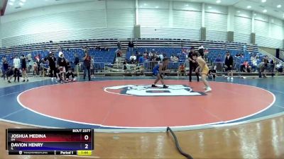 113 lbs Cons. Round 4 - Joshua Medina, OH vs Davion Henry, IL