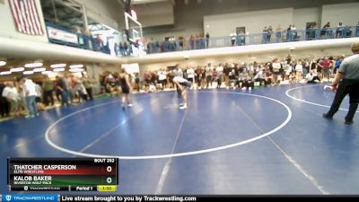 160 lbs Cons. Semi - Thatcher Casperson, Elite Wrestling vs Kalob Baker, Riverton Wolf Pack