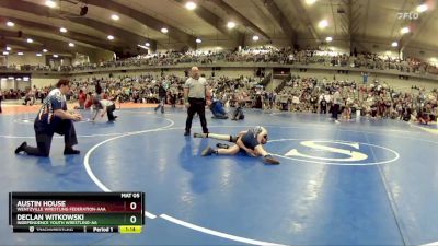 80 lbs Semifinal - Declan Witkowski, Independence Youth Wrestling-AA vs Austin House, Wentzville Wrestling Federation-AAA