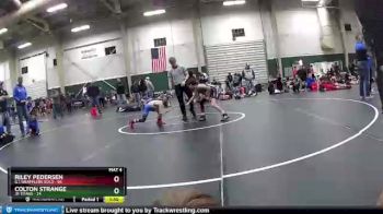 65 lbs Round 5 (6 Team) - Riley Pedersen, G.I. Grapplers Gold vs Colton Strange, Jr Titans