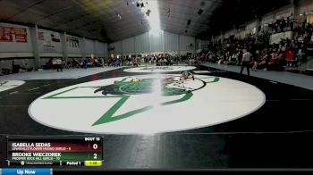 126 lbs Quarters & 1st Wb (16 Team) - Brooke Wieczorek, Prosper Rock Hill (Girls) vs Isabella Sedas, Lewisville Flower Mound (Girls)