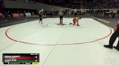 3A-195 lbs Quarterfinal - Mason Buss, Siuslaw vs Kieran Sherritt, Coquille/Bandon