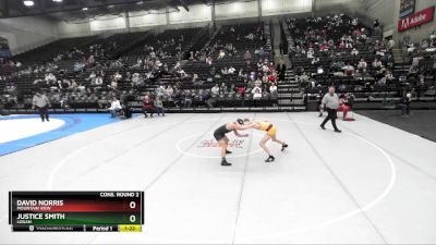 123 lbs Cons. Round 2 - Justice Smith, Logan vs David Norris, Mountain View