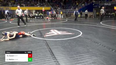 55 lbs Rd 4 - Consi Of 8 #1 - Graham Dyson, North Pocono vs Joshua Mellon, Hempfield Area