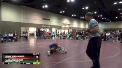 105 lbs Round 3 (16 Team) - Lainey Shelangoski, Iowa SO FLUFFY vs Madelynn Bohnet, Nebraska Hula Girls