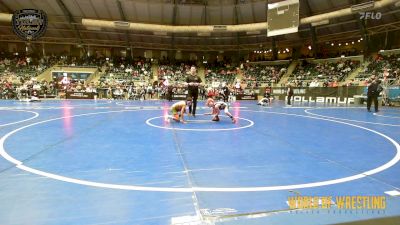 70 lbs Consi Of 16 #2 - Colt Hogue, Terminator Wrestling Academy vs Able Sanchez, Elgin Wrestling