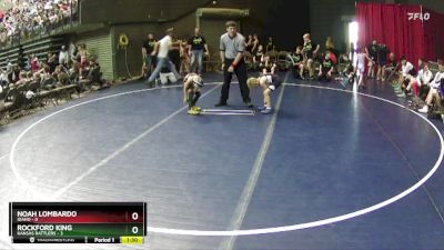 55 lbs Round 5 (6 Team) - Noah Lombardo, Idaho vs Rockford King, Kansas Rattlers