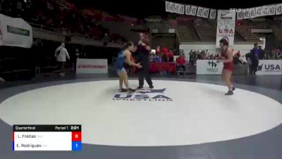 164 lbs Quarterfinal - Lillian Freitas, Somar Wrestling Club vs Eduarda Rodrigues, California