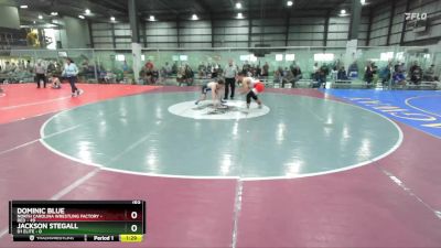 165 lbs Round 1 (4 Team) - Dominic Blue, NORTH CAROLINA WRESTLING FACTORY - RED vs Jackson Stegall, D1 ELITE