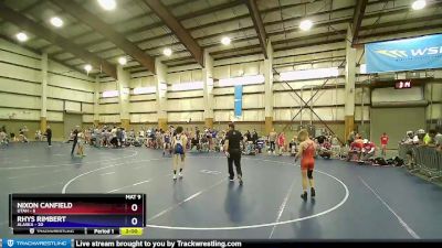 89 lbs Round 1 (6 Team) - Nixon Canfield, UTAH vs Rhys Rimbert, ALASKA