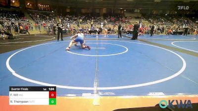 131 lbs Quarterfinal - Fisher Hill, Vinita Kids Wrestling vs Reed Thompson, Tuttle Wrestling