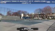 Replay: Courts 1-3 - 2024 St. Joseph (CT) vs Moravian | Mar 12 @ 3 PM