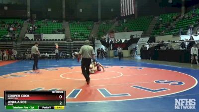 160 lbs Semifinal - Joshua Roe, Arab vs Cooper Cook, Moody Hs