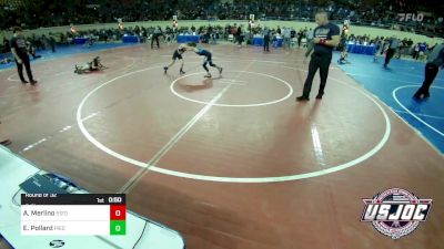 64 lbs Round Of 32 - Angelo Merlino, 512 Outlaw Wrestling vs Easton Pollard, Piedmont