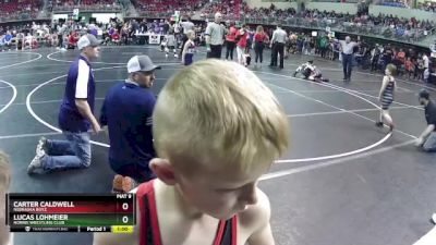 70 lbs Cons. Round 1 - Carter Caldwell, Nebraska Boyz vs Lucas Lohmeier, Norris Wrestling Club