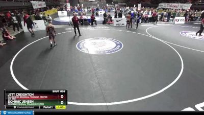 119 lbs Champ. Round 1 - Dominic Jensen, NexGen Regional Training Center vs Jett Creighton, California Regional Training Center (CA RTC)