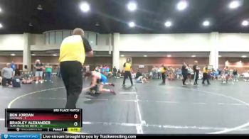 130 lbs Finals (8 Team) - Ben Jordan, Dogtown vs Bradley Alexander, Team Palmetto White