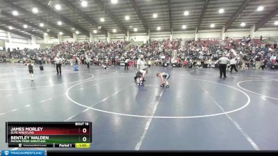 75+ Quarterfinal - Bentley Walden, Payson Pride Wrestling vs James Morley, Elite Wrestling